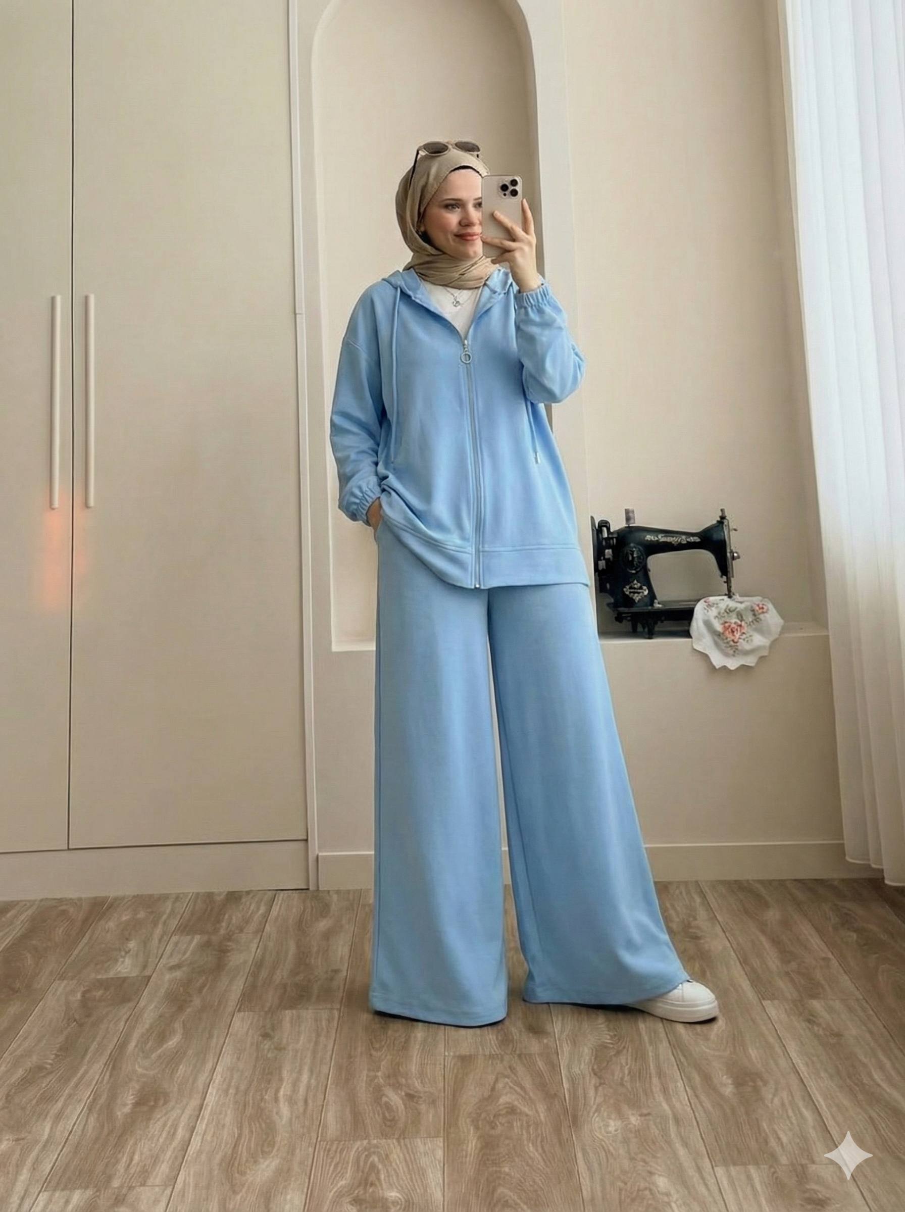 Sky Blue Lounge Suit