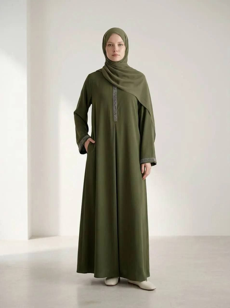 Olive Modest Abaya