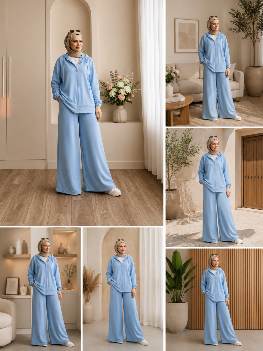 Sky Blue Lounge Suit