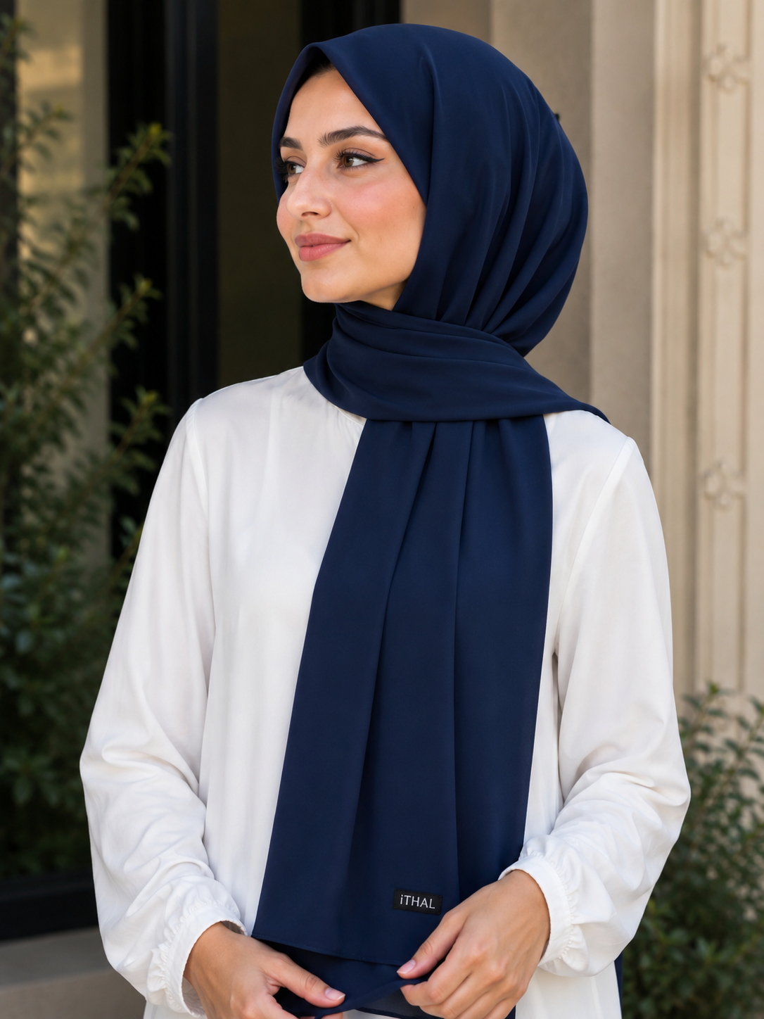 Chiffon hijab 1